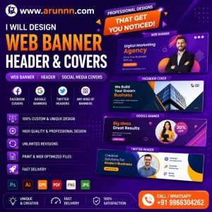Social Media Banner Creation