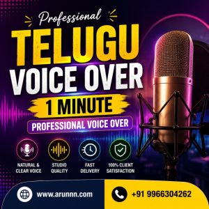 Telugu Voice Over Service