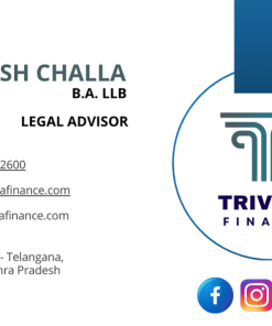 Triveda Finance Digital Business Card