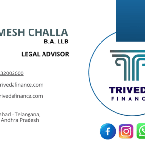 Triveda Finance Digital Business Card