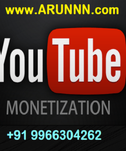 Youtube Monetization Service at arunnn