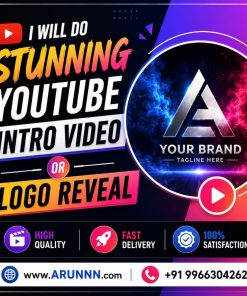 Youtube Logo REveal Service at arunnn