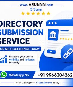 Directory Submission service at arunnn